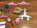 1950’s 1960’s Barbie Doll Lot Japan Sunglasses Hat Top Hangers Swim Mask Shoes