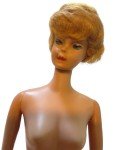 *Vintage 1950s Strawberry Blonde Barbie Bubble Cut 11" Doll