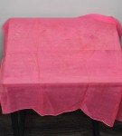 Vintage 1950s 1960s Barbie Pink Silk Scarf