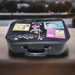 RARE Mid Century Modern Vintage HAND LUGGAGE TRAVEL CASE 1960s Doll Case Barbie