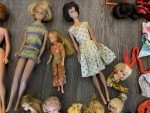 VINTAGE Barbie Doll Lot Mattel Family Foldout Case House Clothes 1950s 60’s RARE