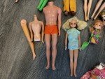 VINTAGE Barbie Doll Lot Mattel Family Foldout Case House Clothes 1950s 60’s RARE