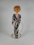 1950's Style Clone Barbie Doll, Strawberry Blonde Hair,