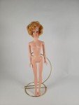 1950's Style Clone Barbie Doll, Strawberry Blonde Hair,
