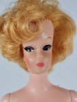 1950's Style Clone Barbie Doll, Strawberry Blonde Hair,