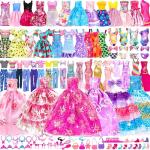 50-Piece Barbie Doll Clothes and Accessories Collection