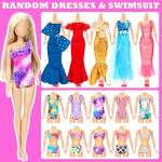 50-Piece Barbie Doll Clothes and Accessories Collection