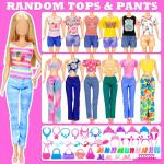 50-Piece Barbie Doll Clothes and Accessories Collection