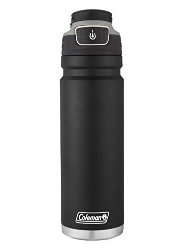 Coleman AUTOSEAL FreeFlow Stainless Steel Water Bottle Black