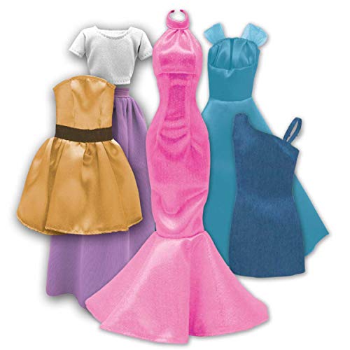 Barbie Fashion Designer Doll - 5 Outfits Kit