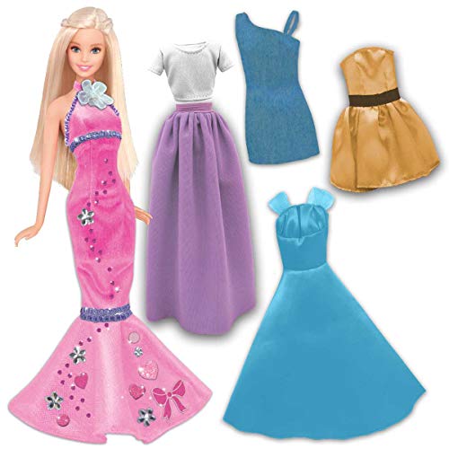 Barbie Fashion Designer Doll - 5 Outfits Kit