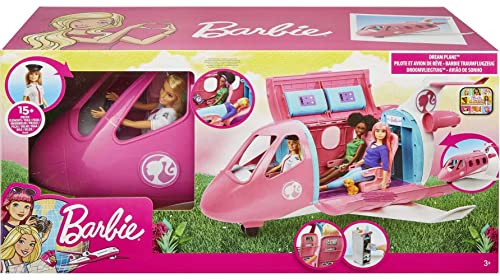 Barbie Dreamplane Playset with Doll and 15+ Travel Accessories