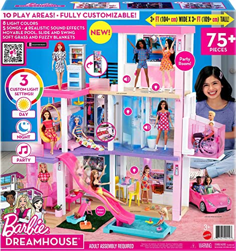 Barbie DreamHouse: Deluxe Playset with 75+ Accessories