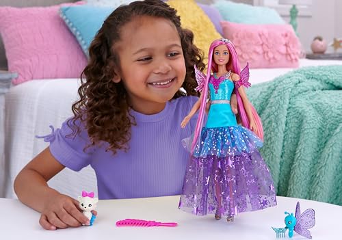 Barbie Doll with Fairytale Pets and Fantasy Hair