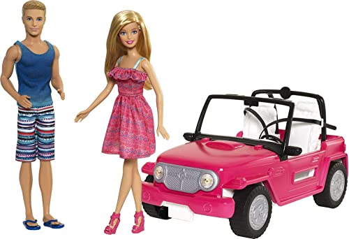 Barbie Beach Cruiser with Doll & Ken Outfit