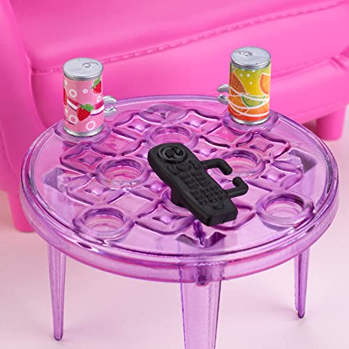 Barbie Living Room Playset with Kitten & Accessories
