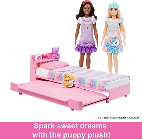 Barbie Dollhouse Furniture Set with Bed and Puppy