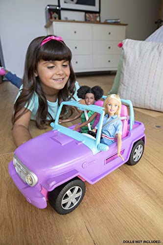Barbie Purple Off-Road Car with Pink Seats