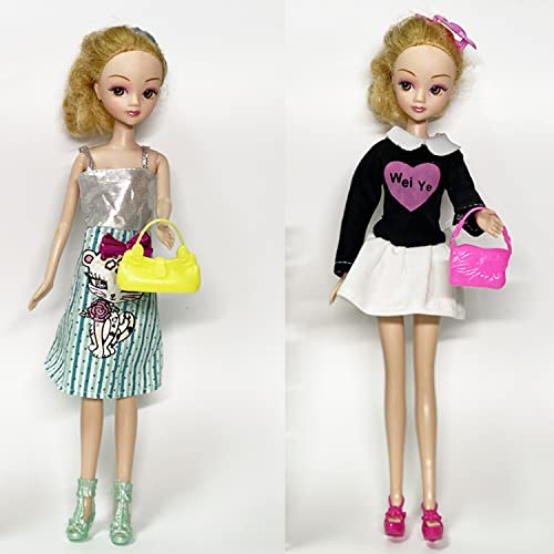 50 Assorted Barbie Doll Shoes Handbags Glasses Accessories