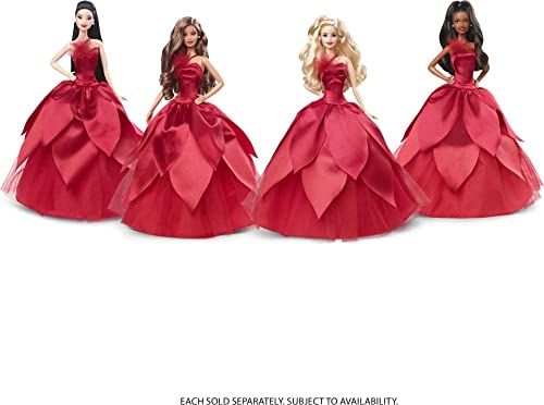 2022 Holiday Barbie Doll with Stand - Blonde Hair