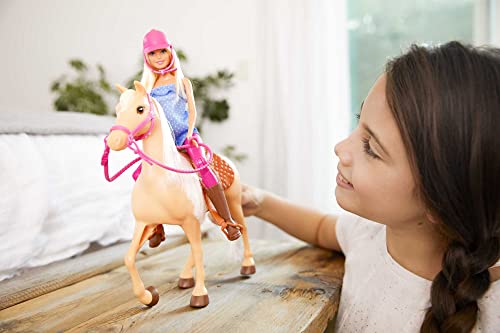 Barbie FXH13 - Horse and Doll with Movable Knees