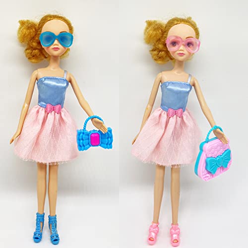 50 Assorted Barbie Doll Shoes Handbags Glasses Accessories