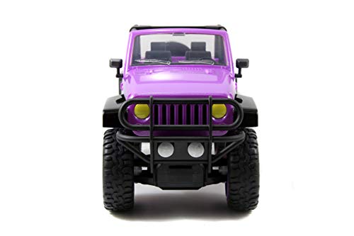Barbie-themed Purple Jeep R/C Toy (1:16 Scale)