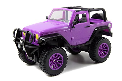 Barbie-themed Purple Jeep R/C Toy (1:16 Scale)
