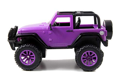 Barbie-themed Purple Jeep R/C Toy (1:16 Scale)