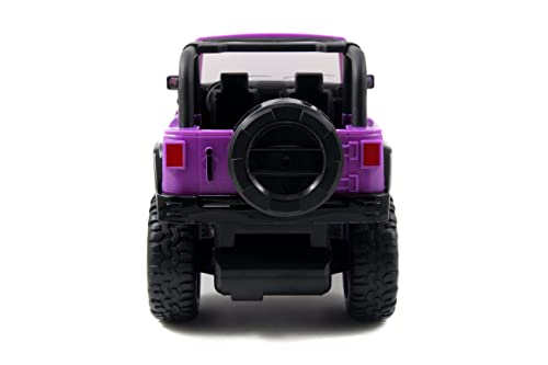 Barbie-themed Purple Jeep R/C Toy (1:16 Scale)