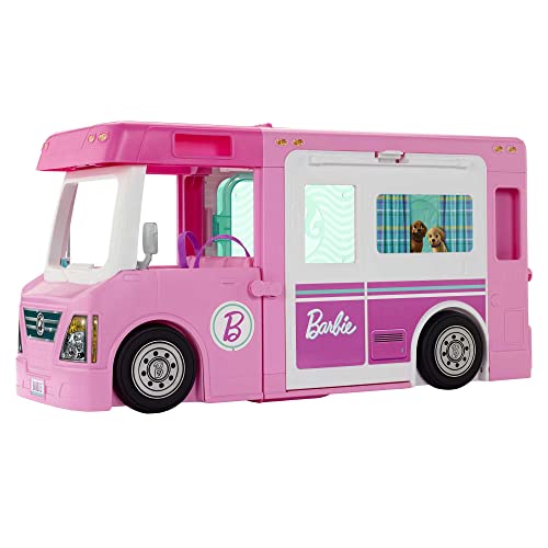 Barbie 3-In-1 Dreamcamper with 50 Accessories