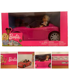 Barbie Sparkly Pink Car and Doll Set