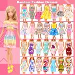 57-Piece Barbie Doll Clothes and Accessories Bundle