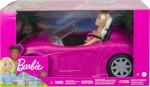 Barbie Sparkly Pink Car and Doll Set
