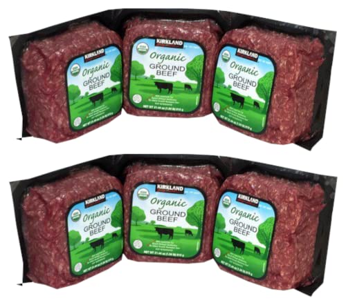 Organic Ground Beef - Antibiotic-Free - Hormone-Free - 2 Pack (64oz Each)