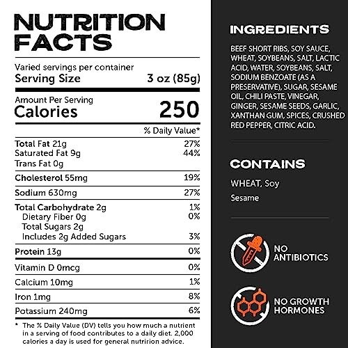 Grumpy Butcher Wagyu Beef Short Ribs, 4 pack