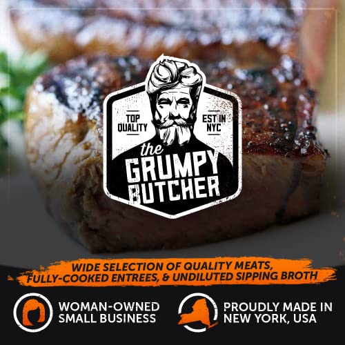 Grumpy Butcher USDA Prime NY Strip Steaks (8-Pack)