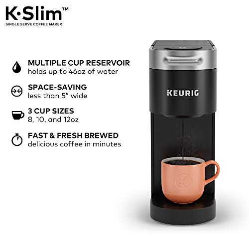 Keurig K-Slim Single Serve Coffee Maker (Black)