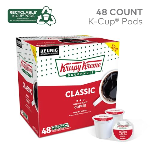 Krispy Kreme Classic Keurig K-Cup Pods, Medium Roast (48 Pack)