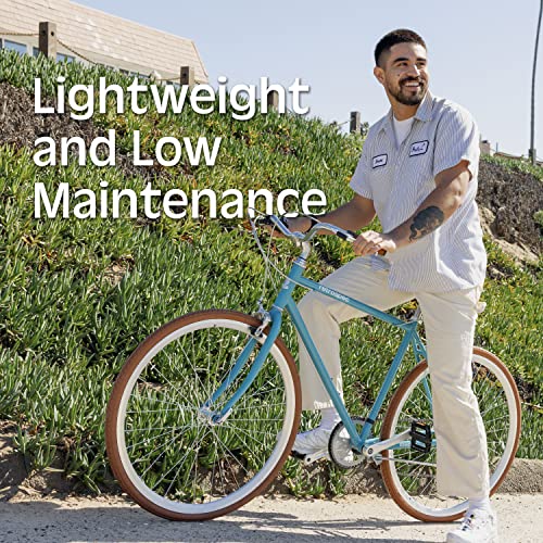 Retrospec Kinney 7-Speed City Bike - Coastal Blue