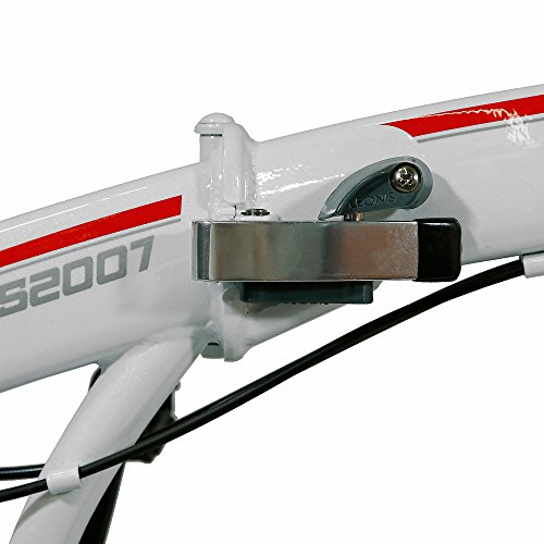 Xspec 20" 7 Speed Folding City Bike - White