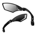 Hafny Bike Mirror, HD Glass Lens (Silver)