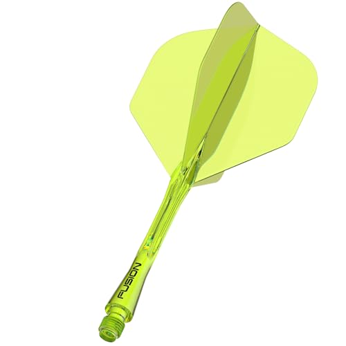 Winmau Fusion Fluoro Yellow Dart Flight & Shaft Set