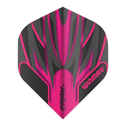 Winmau Prism Alpha Black & Pink Dart Flights