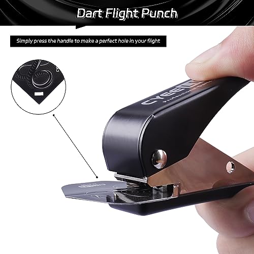 CyeeLife Dart Flight Hole Punch Tool Set