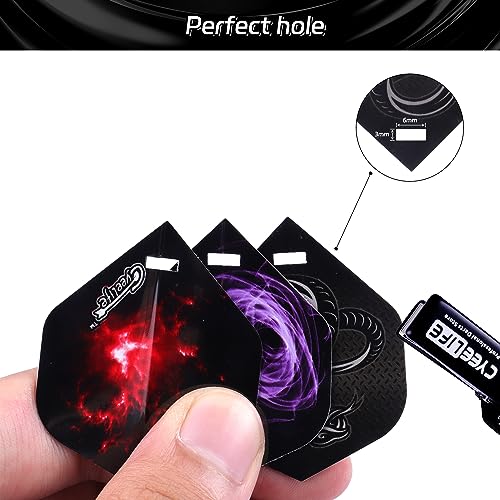 CyeeLife Dart Flight Hole Punch Tool Set