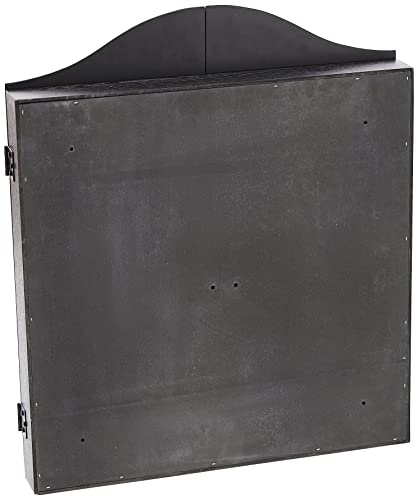 Action OUTLAW Black Stained Wooden Dart Board Cabinet