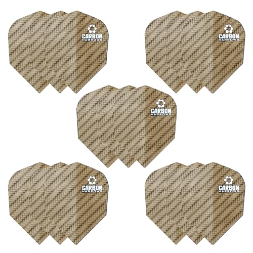 Harrows Carbon Flights Set of 5 - Gold