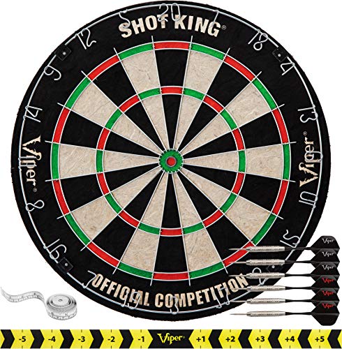 Viper Shot King Bristle Steel Tip Dartboard Set