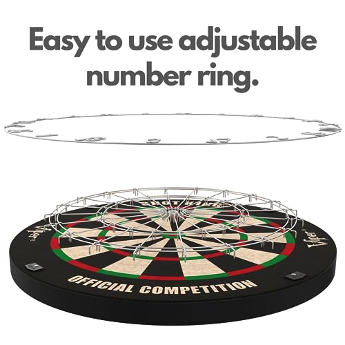 Viper Shot King Bristle Steel Tip Dartboard Set